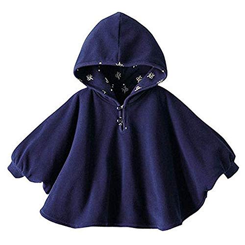 TSWRK Baby's Double-side Wear Cape Coat Snowsuit Warm Poncho for Girls Boys Toddlers(0-3Years)