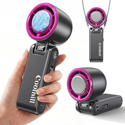 Pro Handheld Portable fan with Turbo Cooling, Speed(1-199) 5500mAh