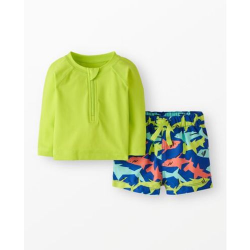Baby Rashguard & Swim Trunks Set