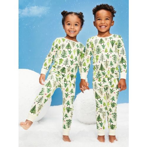 Printed Snug-Fit Pajama Set for Toddler & Baby