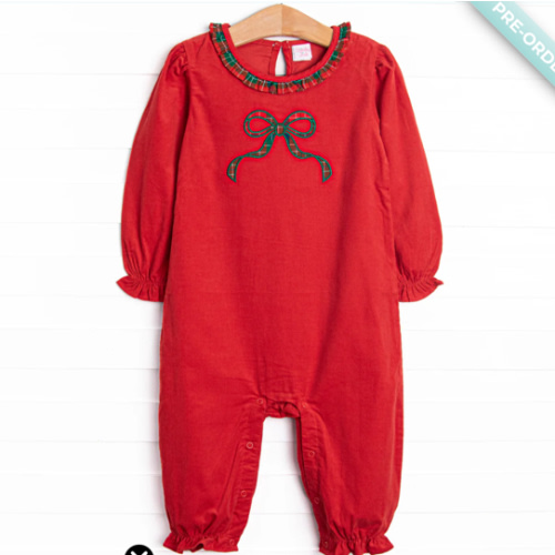 Christmas Cheer Applique Romper, Red – Stitchy Fish