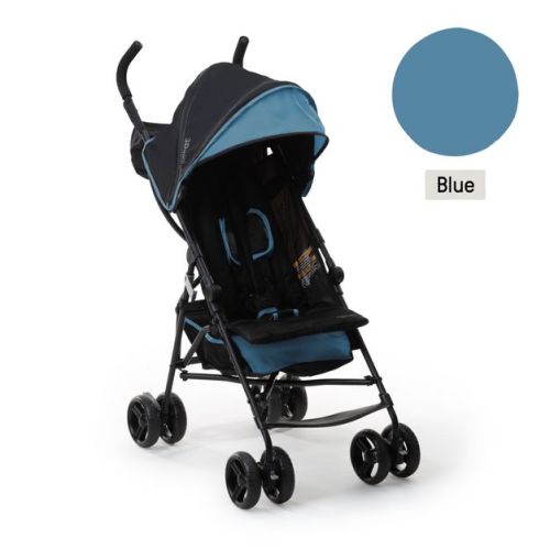 Ingenuity 3D Mini Convenience Stroller - Blue: Lightweight, Metal Frame, Rubber Tires