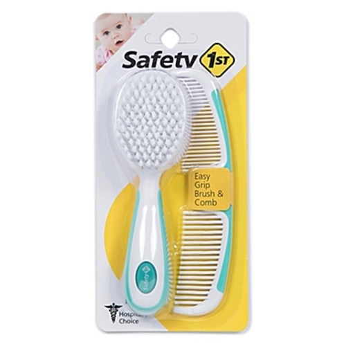 Safety 1st® Easy Grip Brush and Comb Set in Green