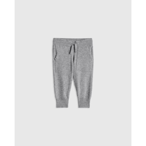 Washable Cashmere Jogger - Baby in Heather Grey