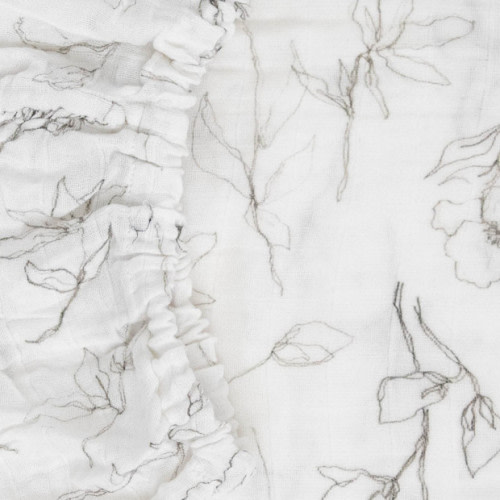 Organic Cotton Muslin Crib Sheet
