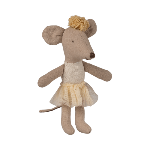 Ballerina mouse, Little sister - Off white