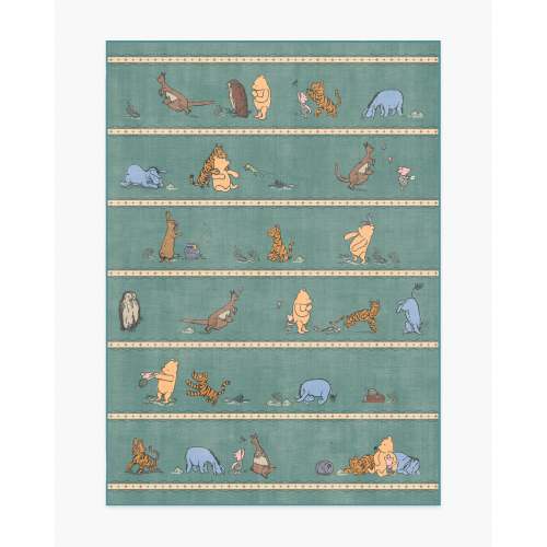 Time With Friends Teal Rug | Ruggable US