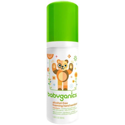 Babyganics Alcohol Free Foaming Hand Sanitizer - Mandarin - 1.69 oz