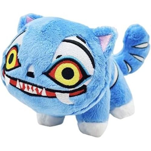 Demon Hunters Tiger Derpy Plush Collectible Figurines Home Decor Animals Pillow for Sofa Bed Decor Throw Pillows (Stand Derpy)