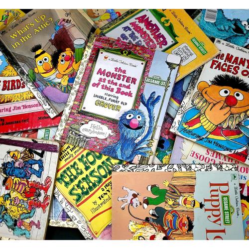Sesame Street Stories - Little Golden Books/Muppets - Big Bird, Grover, Cookie, Ernie, Bert, Oscar, and more/USA