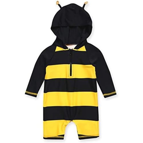 VAENAIT BABY 0-2T Infant Girls & Boys UPF 50+ Protection Swimsuit Onepiece Rashguard Sunsuit with Quick Change Snaps