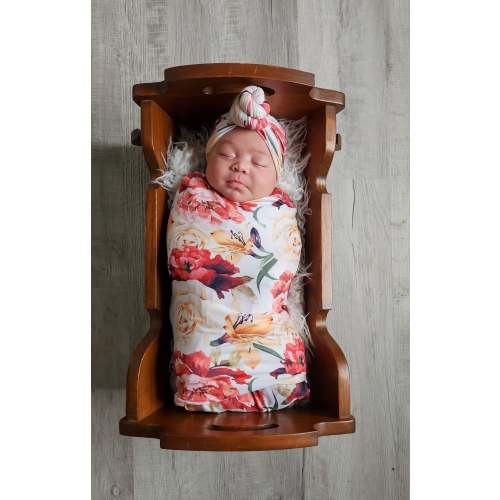Coral Bliss Swaddle Blanket Set – Dreamer Lane y Co