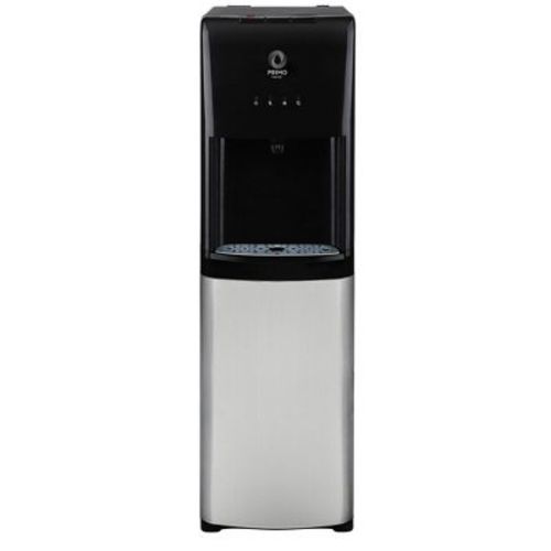 Primo Water Bottom Loading Pro 3 Temp Water Dispenser: 5 Gallon, Hot & Cold, Freestanding, Black/Silver
