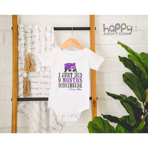 Prison Mike Baby Onesie®, I Just Did 9 Months Inside Bodysuit, Newborn Baby Gift, Baby Shower Gift, Funny Onesies, Prison Mike Onesie