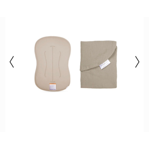 Lounger Curve + Muslin Cover Set | Birch