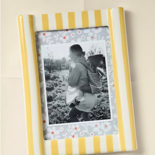 Brooke Striped Picture Frame