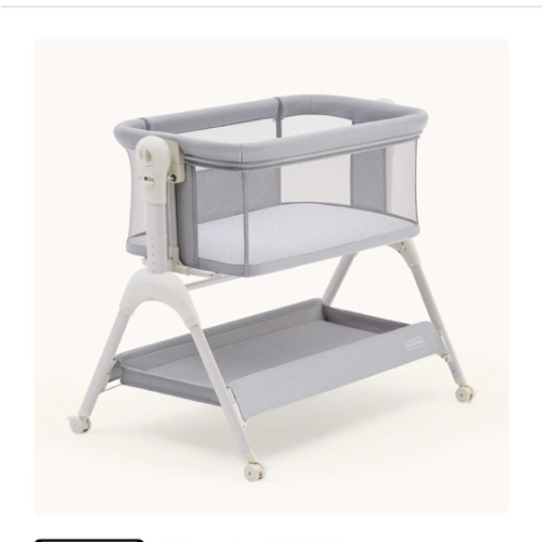 HARPPA Cuddly Sway | 3-in-1 Rocking Baby Bassinet & Bedside Sleeper with Anti-Reflux Mattress for Newborns | Attaches to Bed, Adjustable Height, Tool-Free Setup, Portable Wheels, CPSC Certified, Gentle Rocking Motion | Ideal for Infants, Safe Co-Sleeping