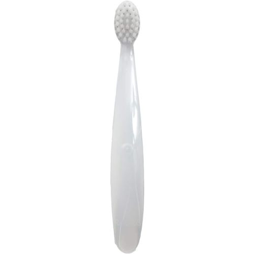 RADIUS Children's Toothbrush Pure Brush Ultra Soft BPA Free ADA Accepted Designed for Delicate Teeth for Kids 6 Months and Up - Clear - Pack of 1
