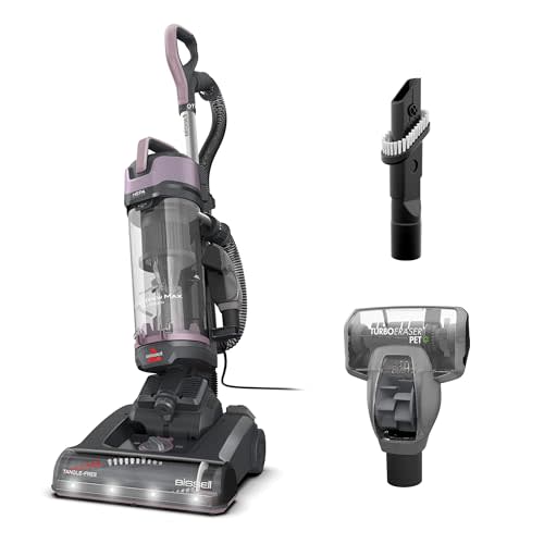Bissell CleanView Max Allergen Upright Vacuum with HEPA Filtration, Tangle-Free Brush Roll, TurboEraser Pet Tool, 4377