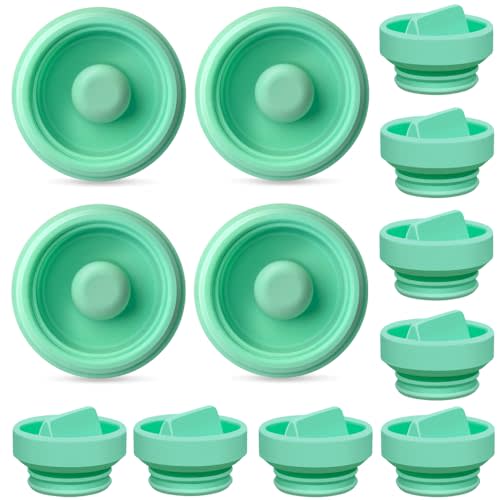 TB Tbuymax 4pc Diaphragm and 8pc Duckbill Valves Compatible with Elvie Stride Breast Pump Parts, Replace for Elvie Stride Pump Not Original Pump Seals Membrane Accessories