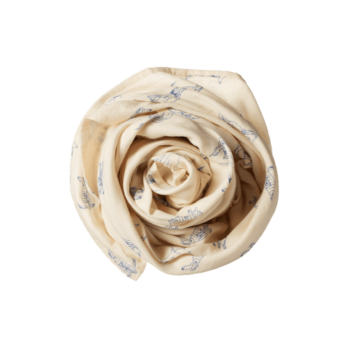 Nature Baby Muslin Wrap Best Friend Print