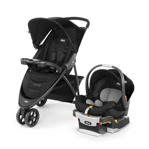 Chicco Viaro Travel System - Black (Black), New