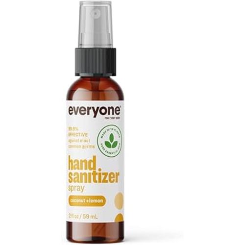 EO Products Hand Sanitizer Spray for Everyone,Coconut+Lemon, 2 Fluid Ounce