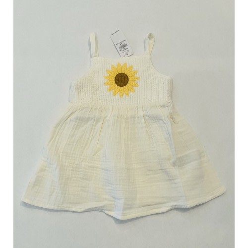 Old Navy Baby Girl Dress 3-6 Months Sleeveless Sunflower Summer Dress Cute New