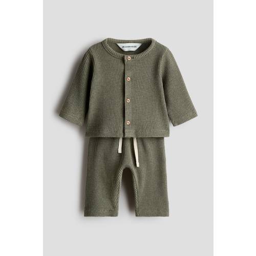 2-PIECE WAFFLED COTTON SET
