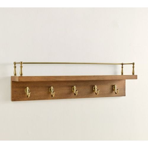 Summerville Entry Shelf With Hooks (36")