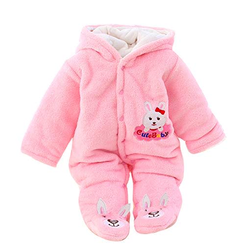 Gaorui Newborn Baby Jumpsuit Outfit Hoody Coat Winter Infant Rompers Toddler Clothing Bodysuit