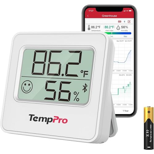 ThermoPro TP357 Digital Hygrometer Thermometer Bluetooth