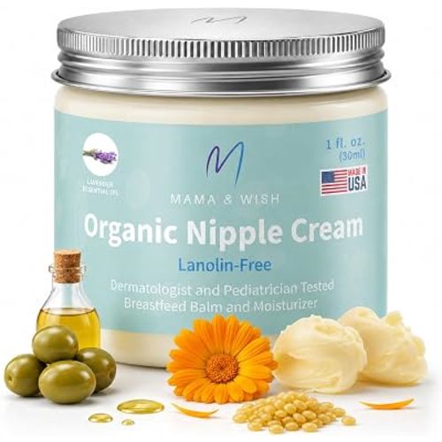 1oz Organic Nipple Cream Safe for Breastfeeding | 1 Pk Scented