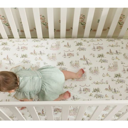 Riley Sheehey English Garden Organic Crib Fitted Sheet