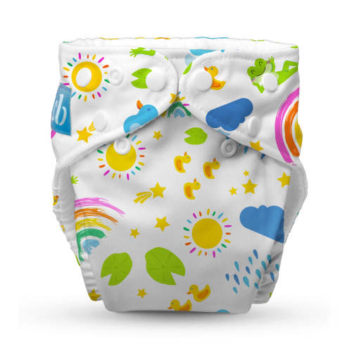 Reusable Cloth Diaper: One Size with Fleece (Pack of 1) - Hello Sunshi – Charlie Banana