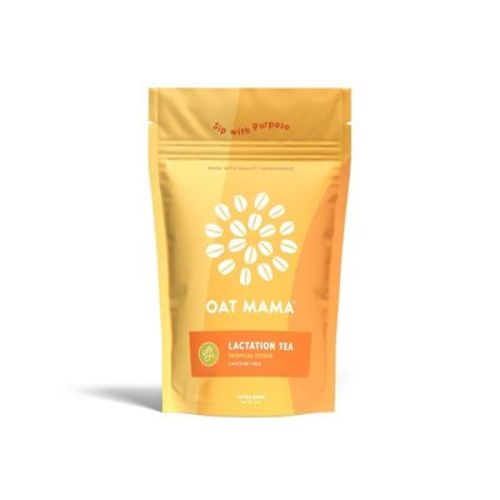 Oat Mama Lactation Blend Tropical Citrus Bagged Teas - 28 Servings