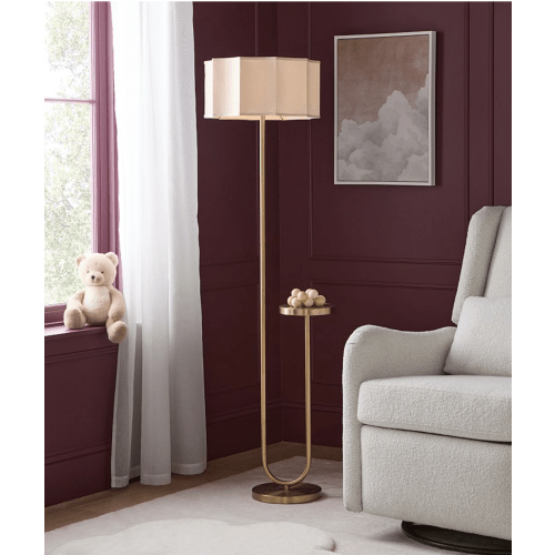 Pottery Barn Sunny Linen Floor Lamp