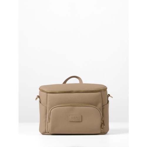 Pram Caddy - Taupe Vegan Leather