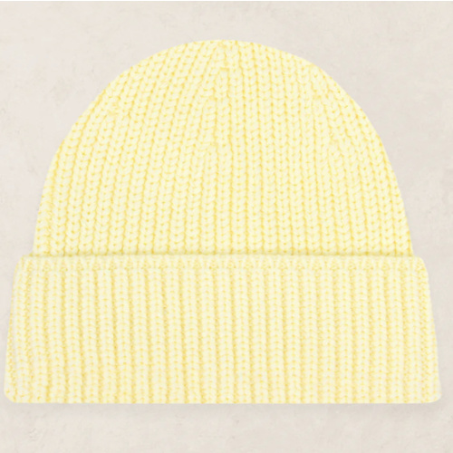 Knit Beanie - Butter Yellow