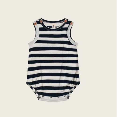Sailor Sleeveless Baby Bodysuit | Organic Zoo