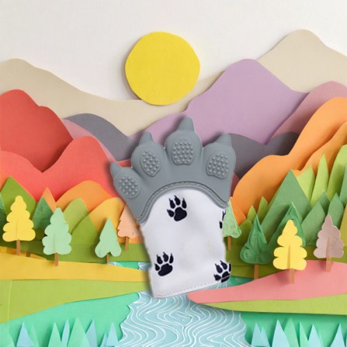 A Teething Solution with Heart – Meet the Teething Paw Mitten! - Little Nurtures