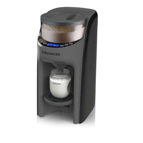 Baby Brezza New and Improved Formula Pro Advanced Formula Dispenser Machine - Automatically Mix a Warm Formula Bottle Instantly - Easily Make Bottle with Automatic Powder Blending, Charcoal