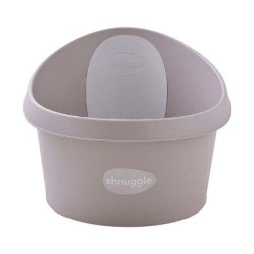 Shnuggle Toddler Bath Tub | Big Bath for bigger kids | Child bathtub seat support | Fits in shower and adult bath Taupe