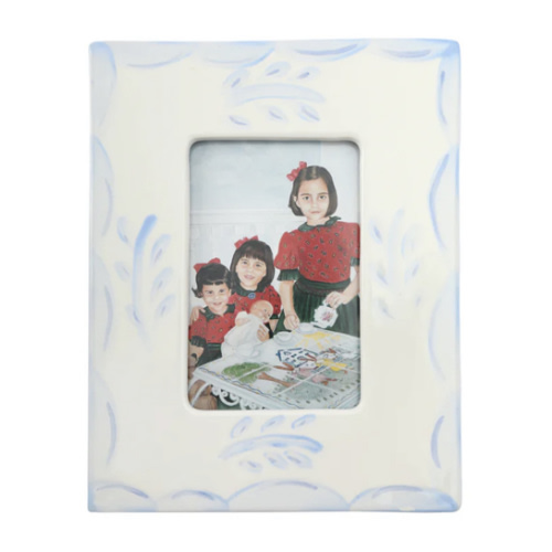 Ceramic Frame - Blue | Handmade from Tricia Lowenfield Design