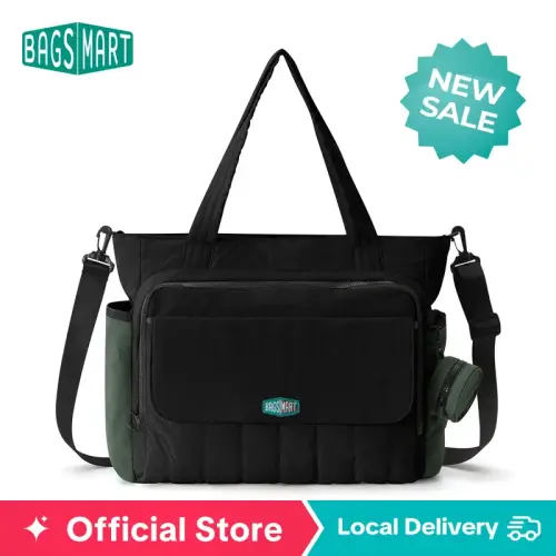 【NEW IN】BAGSMART Diaper Tote 25L - Lightweight Waterproof Baby - TikTok Shop