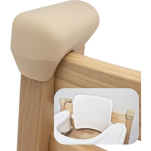 EAZYUP Silicone Head Protector (Set of 2) for Stokke Tripp Trapp – Soft Baby Safety Cushion, Shock-Absorbing Infant Headrest