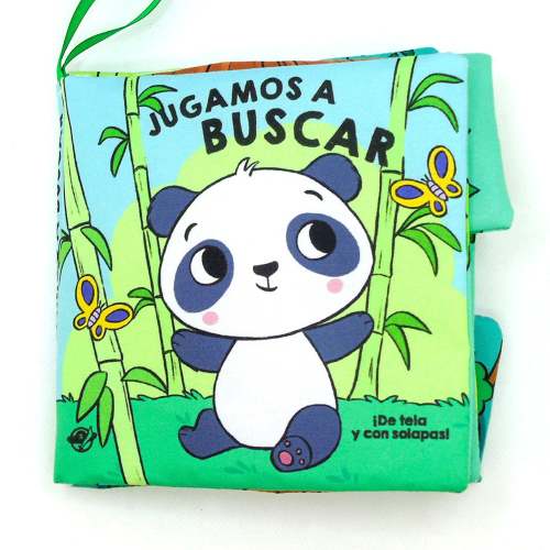 Jugamos a buscar / Let's Play Peek-a-Boo (Spanish Edition): Libro de tela suave en español para bebés entre 0 y 36 meses. Interactivo, con solapas, sonido estimulante y un espejo. | Barnes & Noble®