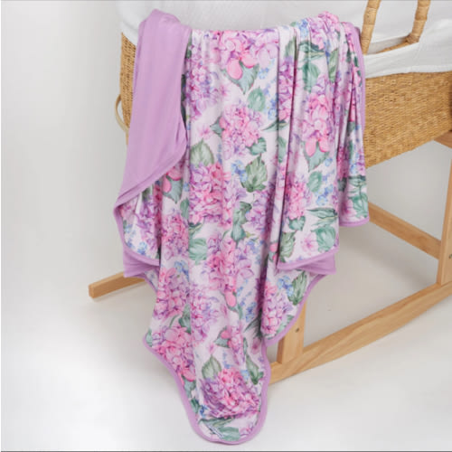 You Had Me At Hydrangea Bum Bum Blanket
