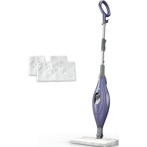 Shark Steam Pocket Mop with 2 Washable Double-sided Pads, Purple, S3501