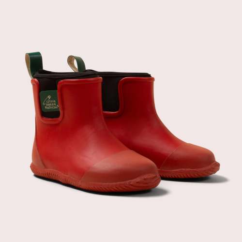 Red Ankle Natural Rubber Rain Boots – Little Green Radicals